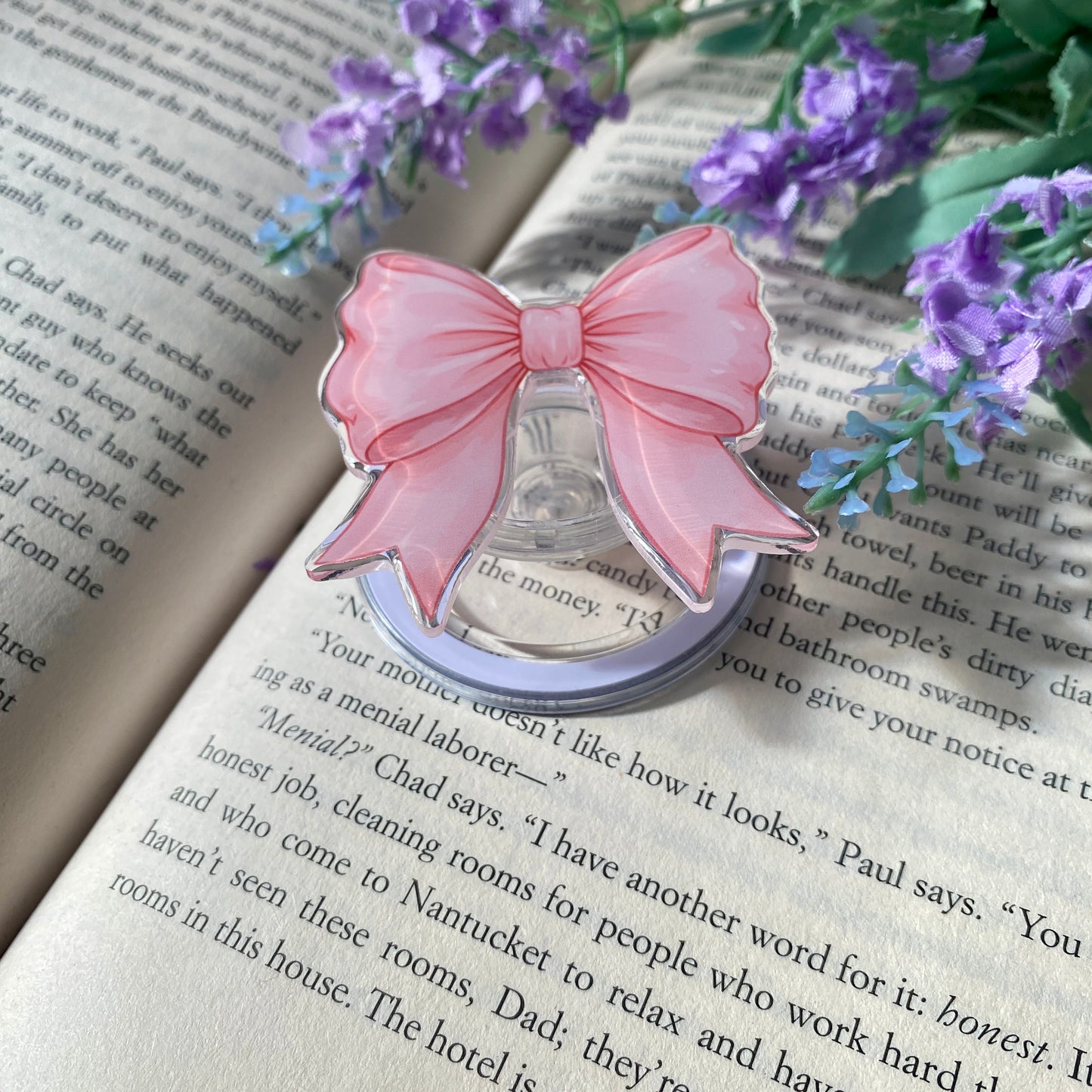 Pink Coquette Bow | Kindle E reader | MagSafe Grip | phone | kindle | tablet