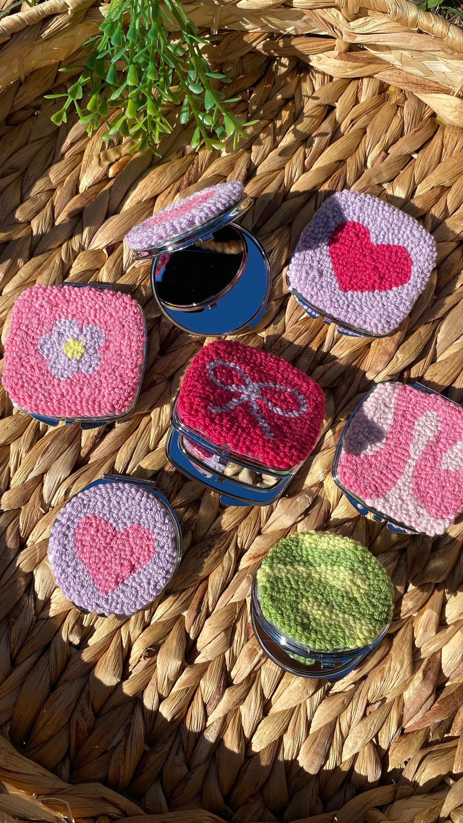 Punch Needle Mirrors