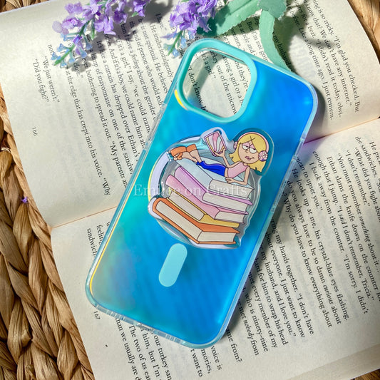 Lizzie Book Stack | Kindle E reader | MagSafe Grip | phone | kindle | tablet