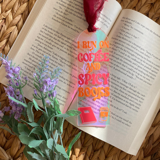 Acrylic Iridescent Rainbow Halo Bookmarks | Bookmark | Unique Handmade Gift