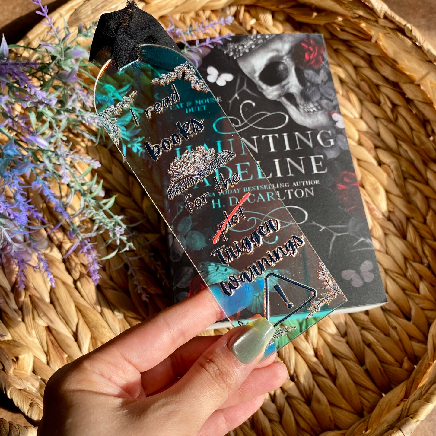 Dark Romance Acrylic Book Bookmarks | Bookmark | Unique Handmade Gift