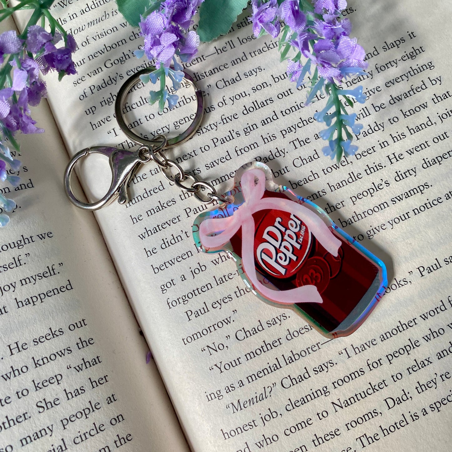 Dr Pepper | Acrylic iridescent keychains | keychain