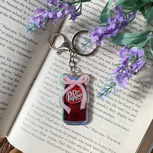 Dr Pepper | Acrylic iridescent keychains | keychain