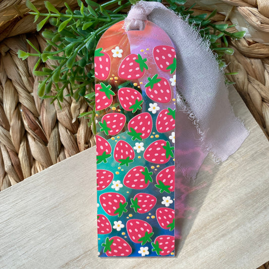 Bookmark - Strawberries