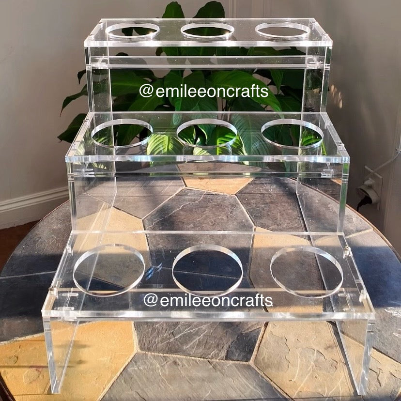Acrylic cup stand | windy markets