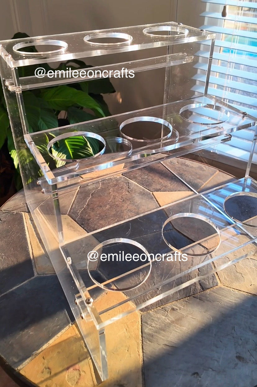 Acrylic cup stand | windy markets